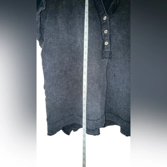 Chic Soul Women’s 2X/3X Cute And Carefree Top, Ash Black Plus Size Short Sleeve - Picture 8 of 11